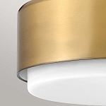 Потолочный светильник круглой формы с белым матовым плафоном Hinkley варинант исполнения - 2 | Loft Concept в Брянске