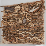 Большая Абстрактное Панно из веток и нитей Dryad Wall Art варинант исполнения - 1 | Loft Concept в Брянске