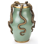 Фарфоровая ваза с декоративными змеями Eden Garden варинант исполнения - 2 | Loft Concept в Брянске