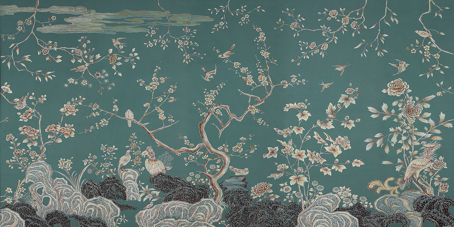 Обои ручная роспись Coco coromandel Sung Green - Loft-Concept в Брянске