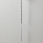 Бра с белым текстильным абажуром и хрустальными подвесками с декоративной кисточкой Lustre Reverie варинант исполнения - 5 | Loft Concept в Брянске