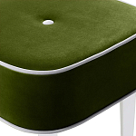 Квадратный мягкий пуф на белых ножках Winton Pouf Square варинант исполнения - 2 | Loft Concept в Брянске