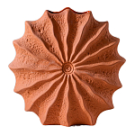 Ваза керамическая в виде круглой терракотовой морской раковины Galapagos варинант исполнения - 1 | Loft Concept в Брянске