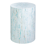 Столик с инкрустацией с перламутровым узором Dominic Blue варинант исполнения - 1 | Loft Concept в Брянске