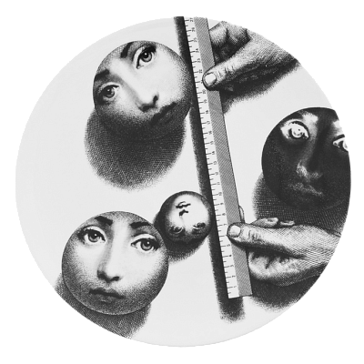 Декоративная тарелка Fornasetti 30.CR.BW.R01-173