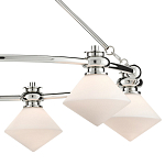 Люстра с ромбовидными плафонами Pointed Diamond Shade варинант исполнения - 1 | Loft Concept в Брянске