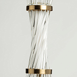 Подвесной светильник с цилиндрическим плафоном из прозрачных стеклянных трубок Nembus варинант исполнения - 7 | Loft Concept в Брянске