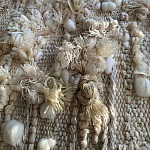 Круглый Вязанный Гобелен Абстракция Breath of Mist Wall Hanging варинант исполнения - 1 | Loft Concept в Брянске