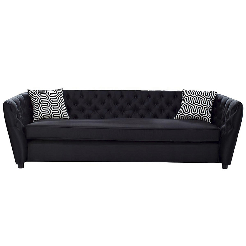 Диван Gilmore Chesterfield Sofa Черный Диван Gilmore Chesterfield Sofa Черный в Брянске | Loft Concept