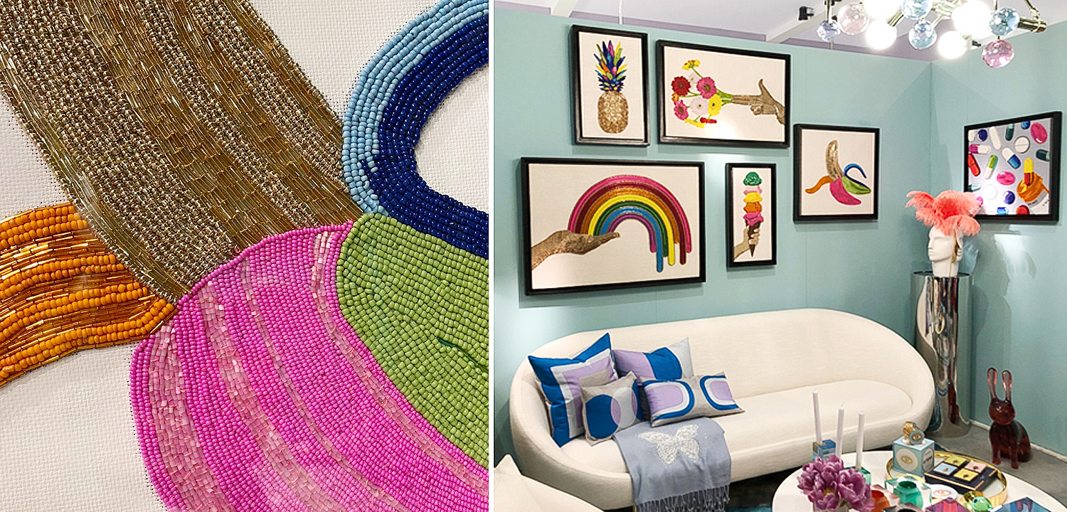 Панно Jonathan Adler BANANA BEADED WALL ART Панно Jonathan Adler BANANA BEADED WALL ART - Loft-Concept в Брянске