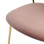 Стул Singer Chair без подлокотников Розовый Велюр варинант исполнения - 6 | Loft Concept в Брянске