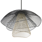 Подвесной светильник Black Grey Mesh Lampshade Hanging Lamp варинант исполнения - 3 | Loft Concept в Брянске