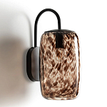 Бра с плафоном из янтарного стекла Amber Olmos Wall Lamp варинант исполнения - 2 | Loft Concept в Брянске