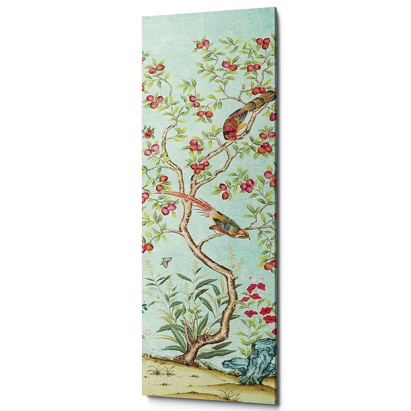 Постер Blue Chinoiserie 2 Голубой пастельный Постер Blue Chinoiserie 2 Голубой пастельный в Брянске | Loft Concept
