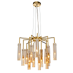 Люстра со стеклянными цилиндрическими плафонами Luminous Cylinders Amber варинант исполнения - 2 | Loft Concept в Брянске