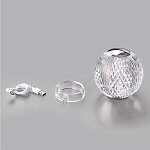 Настольная лампа с прозрачным шарообразным плафоном на цилиндрической подставке Crystal Globule варинант исполнения - 7 | Loft Concept в Брянске