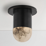 Потолочный светильник светодиодный с плафоном из натурального камня Purgatory варинант исполнения - 1 | Loft Concept в Брянске