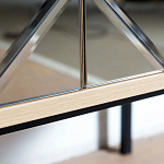 Шкаф с 2-мя зеркальными дверцами Serena Mirror Cabinet варинант исполнения - 5 | Loft Concept в Брянске