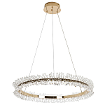 Кольцевая люстра с хрустальным декором Rowan Crystal Ring Horizontal Chandelier варинант исполнения - 4 | Loft Concept в Брянске