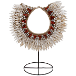 Этническое ожерелье из ракушек на подставке Ethnic Necklace Sharp Lacy Shells варинант исполнения - 1 | Loft Concept в Брянске