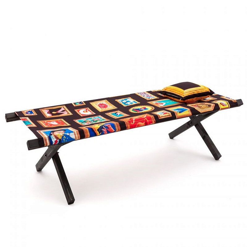 Шезлонг Seletti Poolbed Frames Черный Мульти Шезлонг Seletti Poolbed Frames Черный Мульти в Брянске | Loft Concept