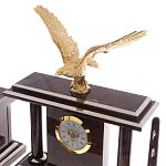 Настольный письменный набор из природного камня обсидиана с декором в виде орла Golden Eagle варинант исполнения - 2 | Loft Concept в Брянске