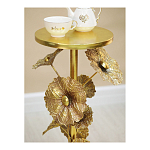 Столик приставной из металла с основанием в виде цветочной композиции Flower Arrangement Table варинант исполнения - 6 | Loft Concept в Брянске