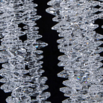 Люстра многоярусная с каркасом из металла и прозрачными подвесками FAIRYTREE Light варинант исполнения - 7 | Loft Concept в Брянске