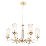 Люстра с 6-ю цилиндрическими стеклянными плафонами Jeanette варинант исполнения - 3 | Loft Concept в Брянске