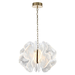 Люстра с крупными рельефным декором в виде лепестков 60 см Ethereal Bloom варинант исполнения - 3 | Loft Concept в Брянске