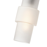 Подвесной светильник со стеклянным рифленым плафоном цилиндрической формы Eliara 13 варинант исполнения - 8 | Loft Concept в Брянске