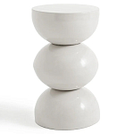 Приставной столик белого цвета Bead варинант исполнения - 1 | Loft Concept в Брянске