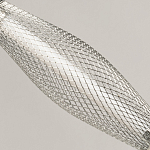 Люстра круглая каскадня с 5-ю плафонами из металлической сетки Mesh Lampshade Lighting варинант исполнения - 7 | Loft Concept в Брянске