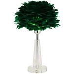 Настольная лампа с перьями Plumage Green Table Lamp варинант исполнения - 1 | Loft Concept в Брянске