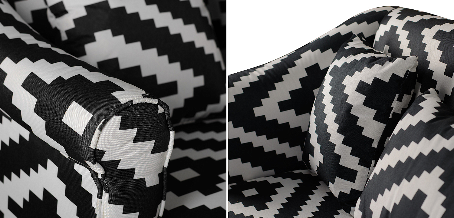 Диван KELIM Ornament black and white sofa Диван KELIM Ornament black and white sofa - Loft-Concept в Брянске