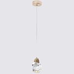 Подвесной светильник с хрустальным плафоном Esme Crystal Gold Hanging lamp варинант исполнения - 2 | Loft Concept в Брянске