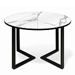 Стол обеденный раздвижной со столешницей белый мрамор Magali варинант исполнения - 2 | Loft Concept в Брянске