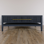 Кофейный стол Primo с двумя ящиками Черный дуб варинант исполнения - 2 | Loft Concept в Брянске