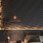 Гипсовая 3D Панель FIN варинант исполнения - 1 | Loft Concept в Брянске