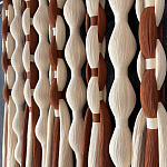 Дизайнерский Декор на стену с кисточками из хлопковых нитей wall panel Thread brushes варинант исполнения - 2 | Loft Concept в Брянске