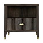 Прикроватная тумбочка с полкой Elsa Dreams Walnut  варинант исполнения - 6 | Loft Concept в Брянске