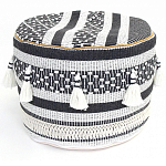 Пуф  Black and White Ornament варинант исполнения - 1 | Loft Concept в Брянске
