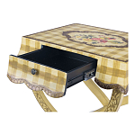 Приставной столик с ящиком в стиле ретро Vintage Rustic Tablecloth варинант исполнения - 3 | Loft Concept в Брянске