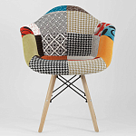 Стул с обивкой в стиле Patchwork варинант исполнения - 2 | Loft Concept в Брянске