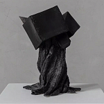 Скульптура «Окаменелый рост», Черный объект варинант исполнения - 1 | Loft Concept в Брянске