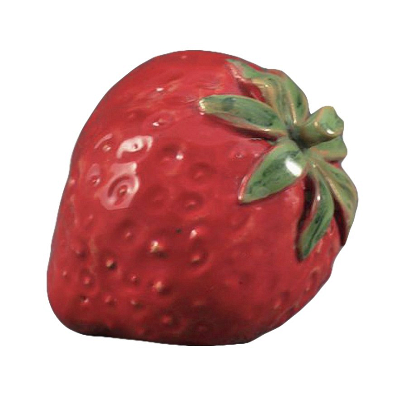 Статуэтка Porcelain Strawberries Красный Зеленый Статуэтка Porcelain Strawberries Красный Зеленый в Брянске | Loft Concept