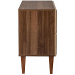 Тумба прикроватная бежевая из массива бука с 2-мя ящиками Wenge Light варинант исполнения - 3 | Loft Concept в Брянске