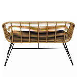 Кушетка плетеная из ротанга Wicker Сouch варинант исполнения - 2 | Loft Concept в Брянске