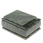 Шкатулка с зеркалом из натурального камня змеевик Stone Casket варинант исполнения - 5 | Loft Concept в Брянске