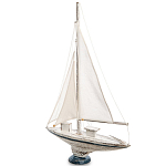 Деревянная статуэтка в виде парусника Sailboat Statuette варинант исполнения - 2 | Loft Concept в Брянске